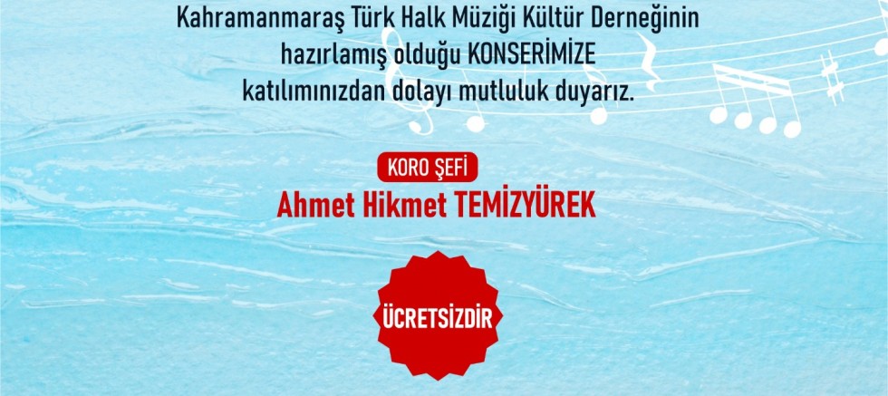 BÜYÜKŞEHİR’DEN TÜRK HALK MÜZİĞİ GECESİNE DAVET