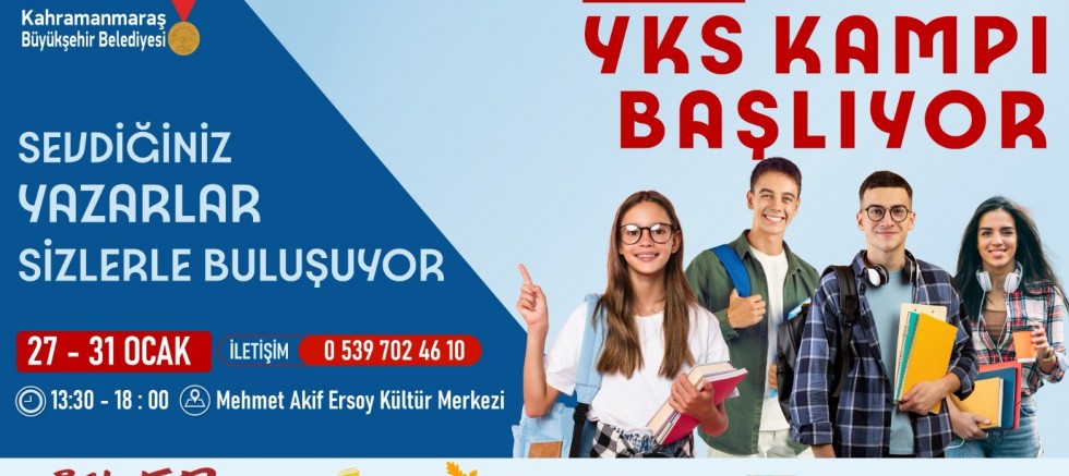 BÜYÜKŞEHİR’İN YKS KAMPI GENÇLERİ BEKLİYOR!