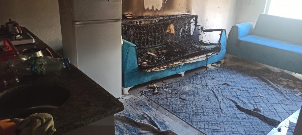 KAHRAMANMARAŞ’TA REZİDANS YANGINI