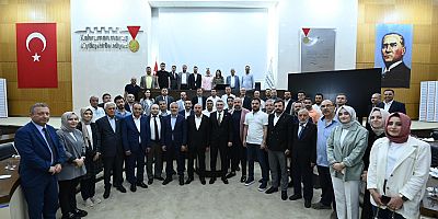 AK Parti İl Başkanı Cüneyt Doğan ve yönetimini misafir eden Başkan Fırat Görgel