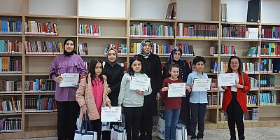 Kahramanmaraş Büyükşehir Belediyesi kütüphanelerinde çocuk