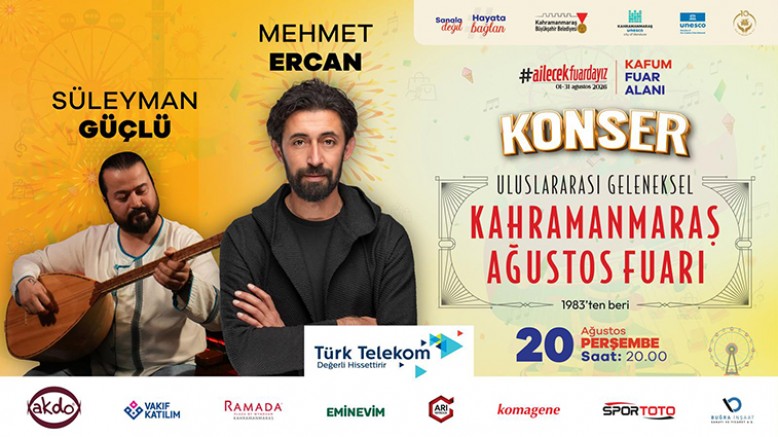 AĞUSTOS FUARI’NDA MÜZİK VE ŞİİR DOLU BİR GECE ZİYARETÇİLERİ BEKLİYOR