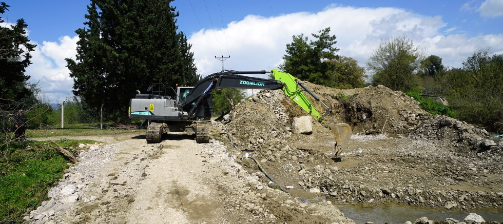 BÜYÜKŞEHİR, ANDIRIN KIRSALINDA KÖPRÜ PROJESİNE BAŞLADI