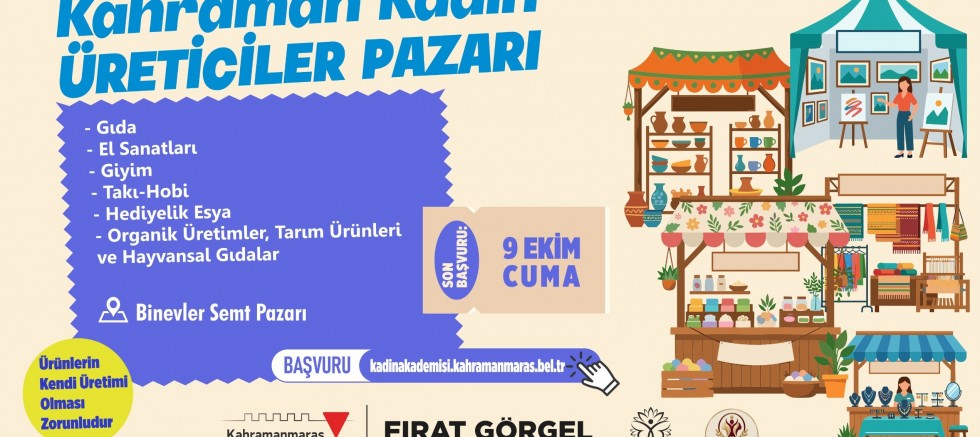 BÜYÜKŞEHİR’DEN KADIN EMEĞİNE GÜÇLÜ DESTEK; KAHRAMAN KADIN ÜRETİCİLER PAZARI KURULUYOR