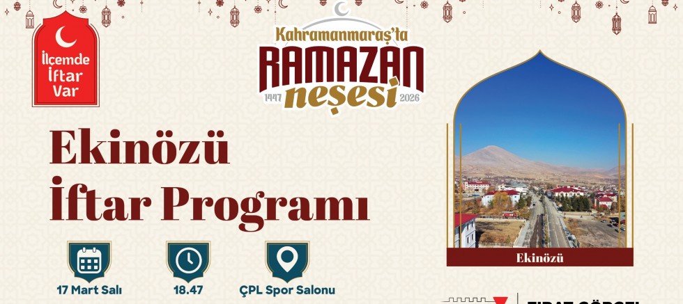 BÜYÜKŞEHİR, EKİNÖZÜ’NDE RAMAZAN SOFRASI KURUYOR