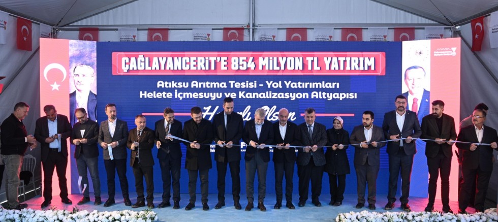 ÇAĞLAYANCERİT’İN İLERİ BİYOLOJİK ATIKSU ARITMA TESİSİ HİZMETE ALINDI