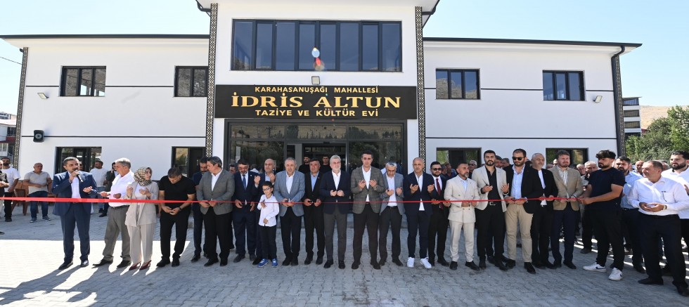 ELBİSTAN’DA İDRİS ALTUN TAZİYE VE KÜLTÜR EVİ’NİN AÇILIŞI GERÇEKLEŞTİRİLDİ