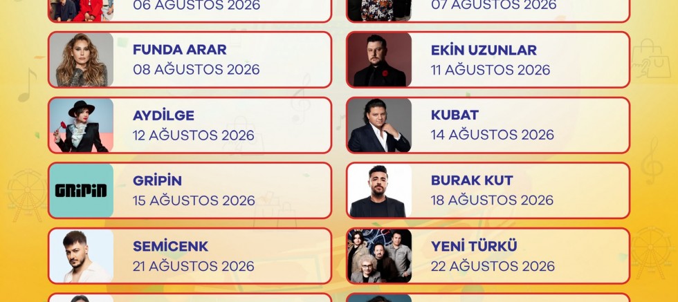 GELENEKSEL AĞUSTOS FUARI’NDA KAHRAMANMARAŞ MÜZİĞE DOYACAK