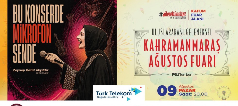 GELENEKSEL AĞUSTOS FUARI PAZAR GÜNÜ EĞLENCE DOLU İKİ PROGRAMLA DEVAM EDECEK