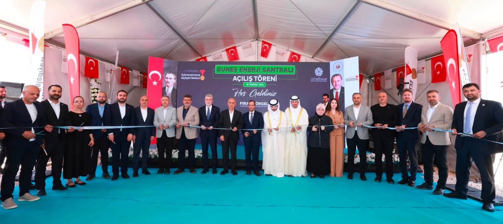 KAHRAMANMARAŞ BÜYÜKŞEHİR BELEDİYESİNİN 6 MEGAVATLIK GES PROJESİ HİZMETE AÇILDI