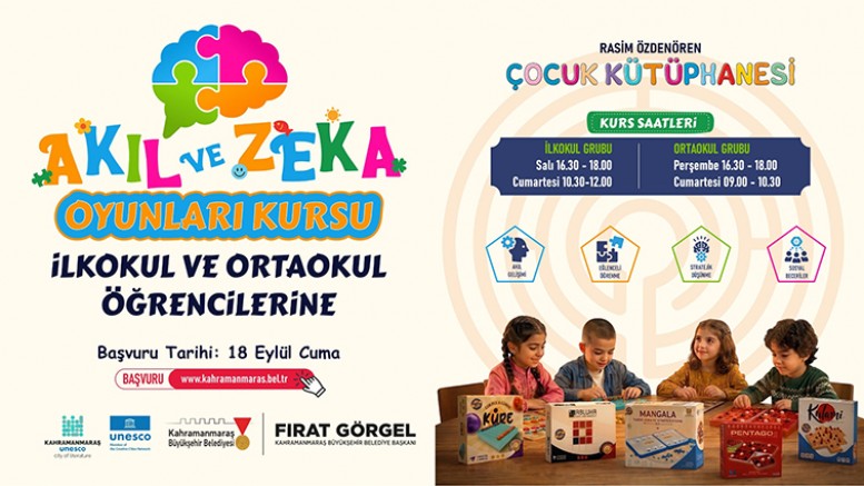 KAHRAMANMARAŞ BÜYÜKŞEHİR’DEN ÇOCUKLARA EĞLENEREK ÖĞRENMEYE DAVET