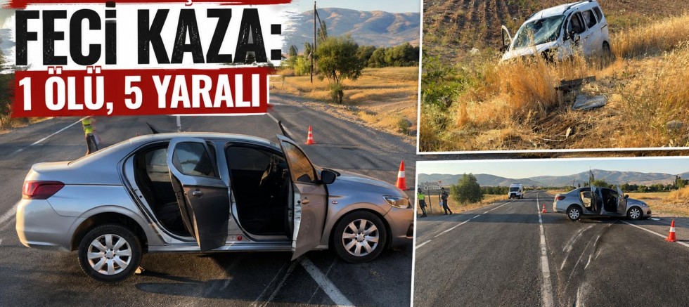 KAHRAMANMARAŞ’TA FECİ KAZA: 1 ÖLÜ, 5 YARALI
