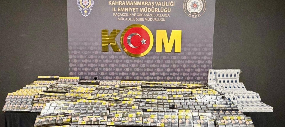 KAHRAMANMARAŞ’TA KAÇAK TÜTÜN VE SİGARA OPERASYONU: 7 ŞÜPHELİYE İŞLEM