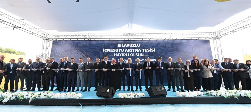 KILAVUZLU İÇMESUYU ARITMA TESİSİ HİZMETE AÇILDI