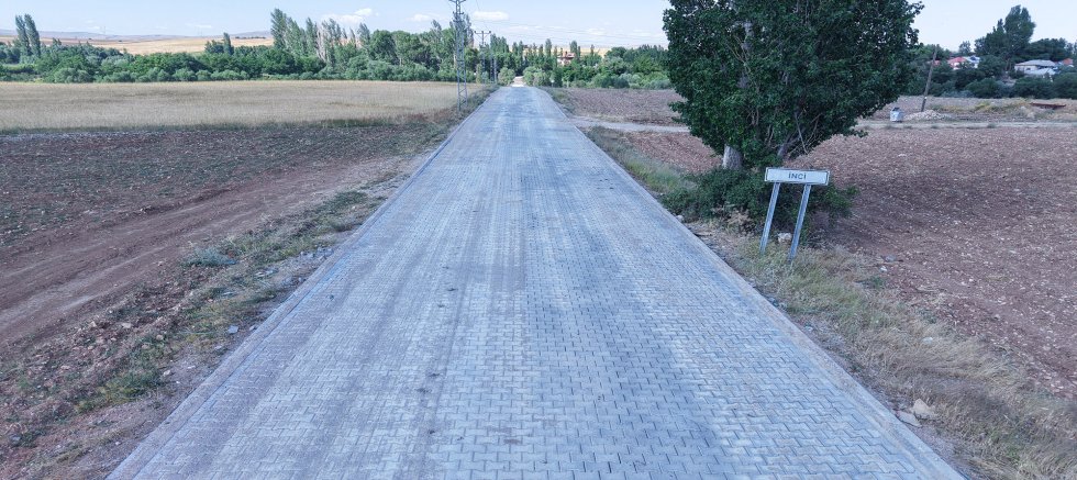 AFŞİN’İN KIRSAL İNCİ MAHALLESİ’NİN YOLLARI BÜYÜKŞEHİR İLE YENİLENDİ