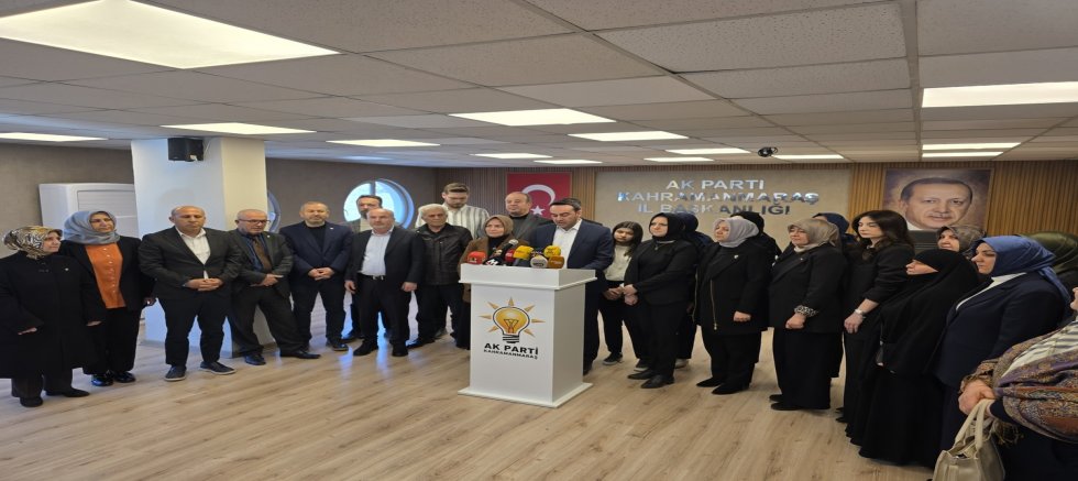AK PARTİ KAHRAMANMARAŞ’TAN VESAYETÇİ ANLAYIŞA SERT TEPKİ