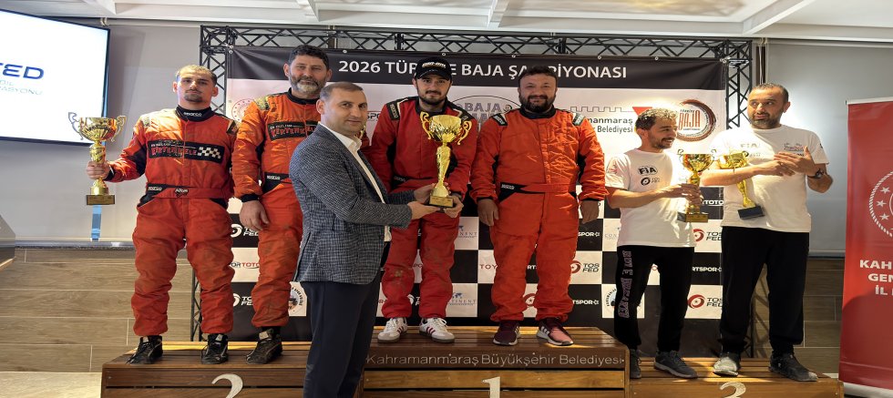 BAJA ŞAMPİYONASI’NIN İLK AYAĞI TAMAMLANDI; SPORCULAR KUPALARINA KAVUŞTU