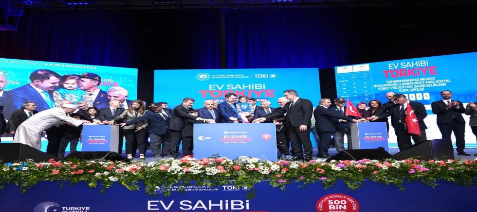 BAKAN KURUM; “KAHRAMANMARAŞ, ASRIN İNŞASININ SİMGESİDİR”