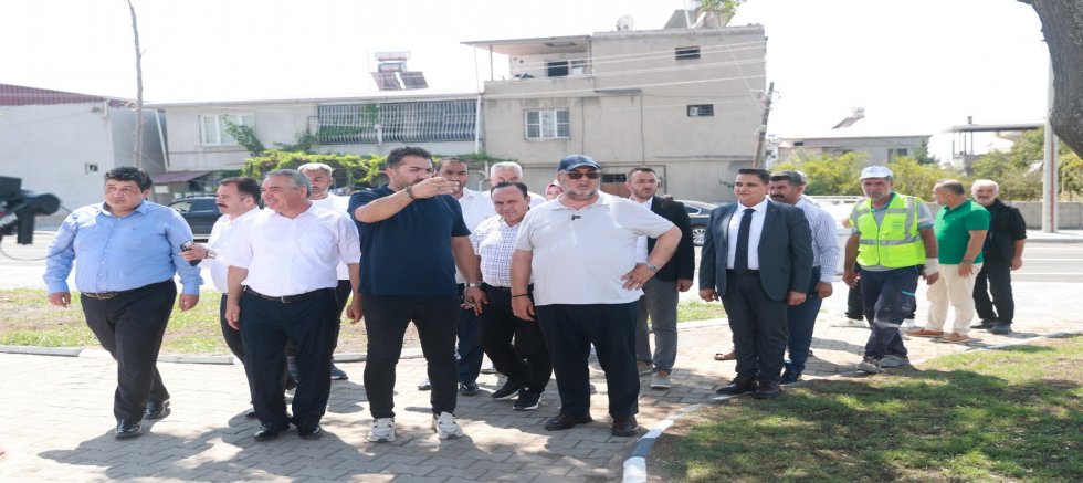 BAŞKAN AKPINAR KARAZİYARET’TE PRESTİJ SOKAK PROJESİNİ İNCELEDİ