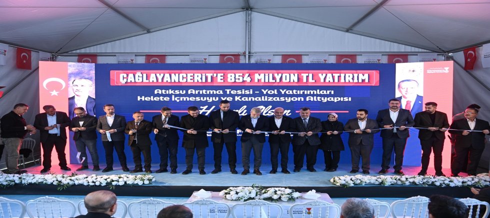 BAŞKAN GÖRGEL, “854 MİLYONLUK YATIRIMLARIMIZ ÇAĞLAYANCERİT’İMİZE HAYIRLI OLSUN”