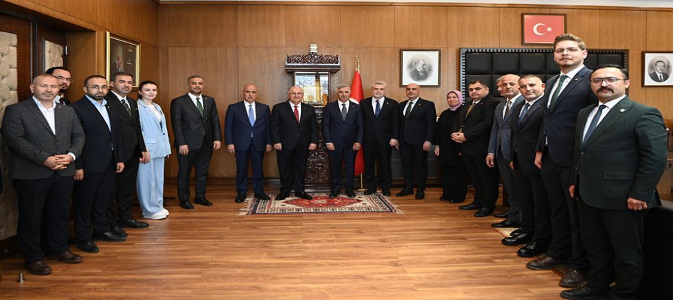BAŞKAN GÖRGEL, BAKAN GÜLER’İ MAKAMINDA AĞIRLADI