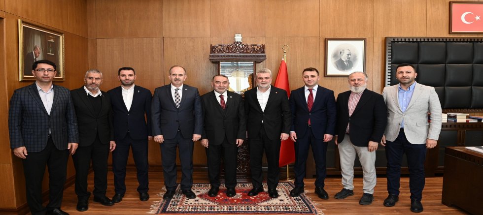 BAŞKAN GÖRGEL, CUMHURBAŞKANI BAŞDANIŞMANI İSRAFİL KIŞLA’YI AĞIRLADI