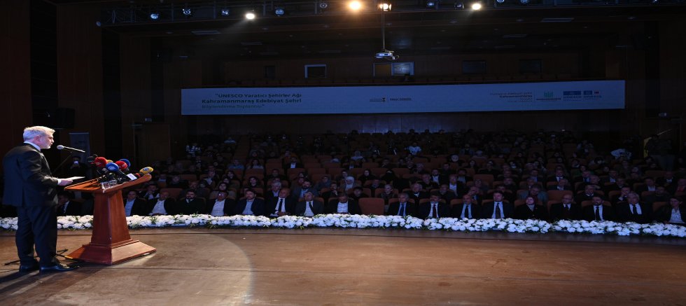 BAŞKAN GÖRGEL: “KAHRAMANMARAŞ’IMIZ EDEBİYATIYLA ARTIK DÜNYA ŞEHRİ”