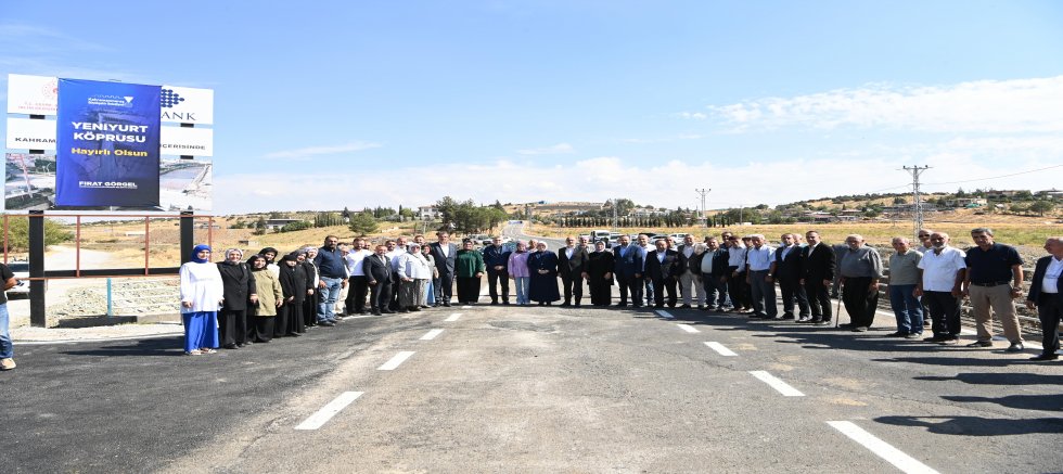 BAŞKAN GÖRGEL; “YENİYURT MAHALLEMİZE İNŞA ETTİĞİMİZ YENİ KÖPRÜMÜZ HAYIRLI OLSUN”