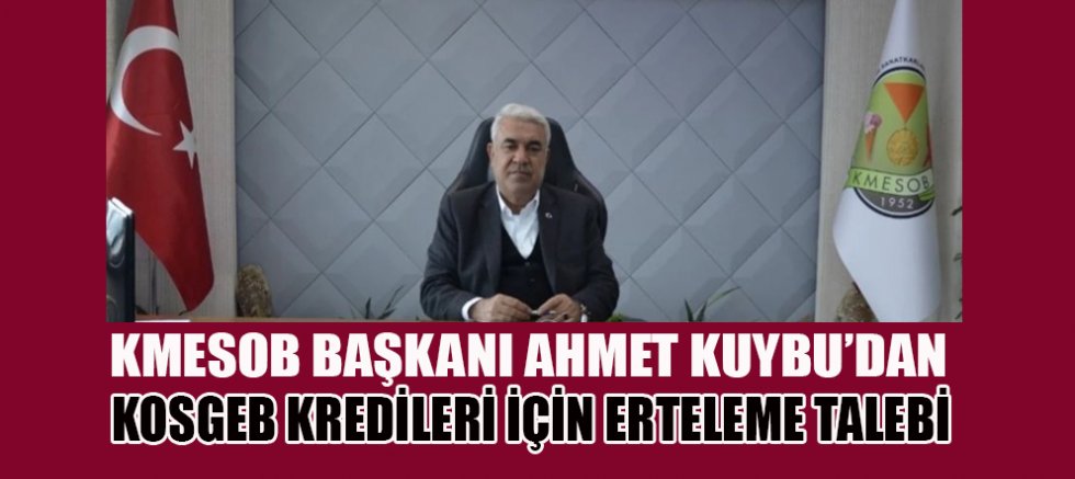 BAŞKAN KUYBU: ESNAFIMIZ YOĞUN BİR ÖDEME GÜÇLÜĞÜ İÇERİSİNDE