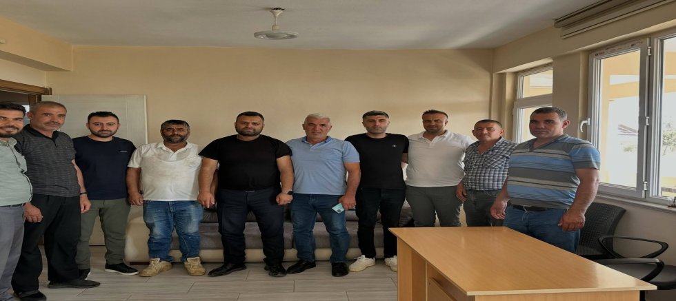 BAŞKAN MEHMET AKİF DAĞ’DAN EMEKÇİLERE ZİYARET:
