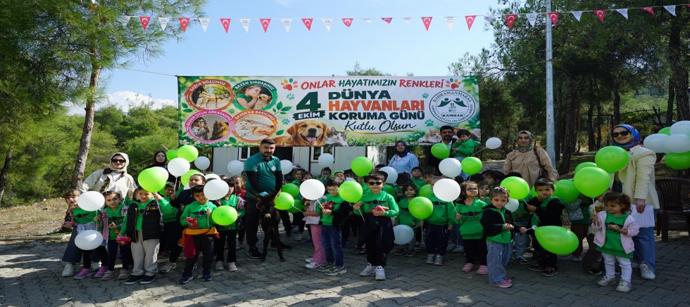 BÜYÜKŞEHİR, MİNİKLERİ CAN DOSTLARLA BULUŞTURDU