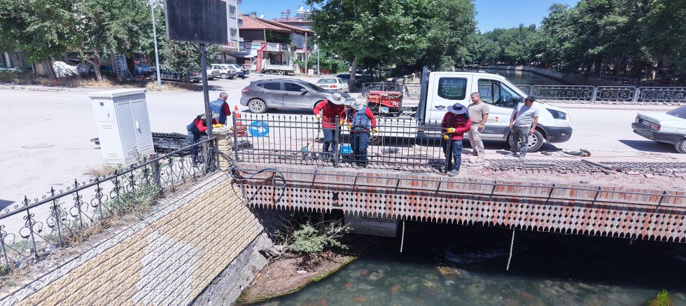 ELBİSTAN’DAKİ KÖPRÜLER BÜYÜKŞEHİR’İN DOKUNUŞUYLA YENİLENİYOR