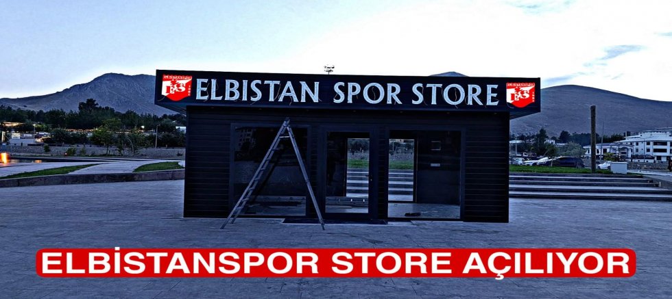 ELBİSTANSPOR STORE KAPILARINI AÇMAYA HAZIRLANIYOR