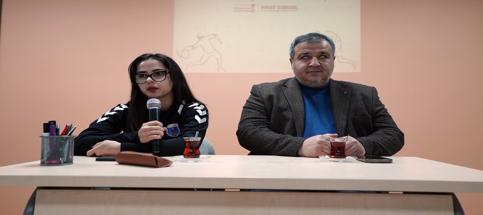 FATMA GÜL GÜLER, GENÇ SPORCULARA BAŞARIYA GİDEN YOLU ANLATTI