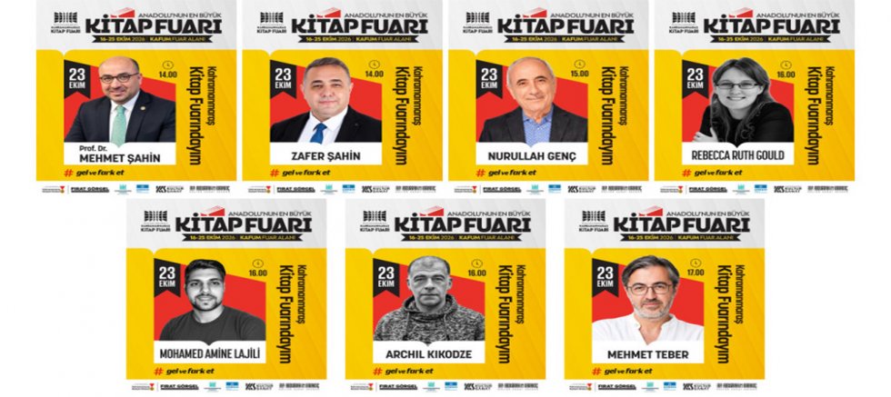 FİKİR DÜNYASININ USTA İSİMLERİ KAFUM’DA SEVENLERİYLE BULUŞACAK