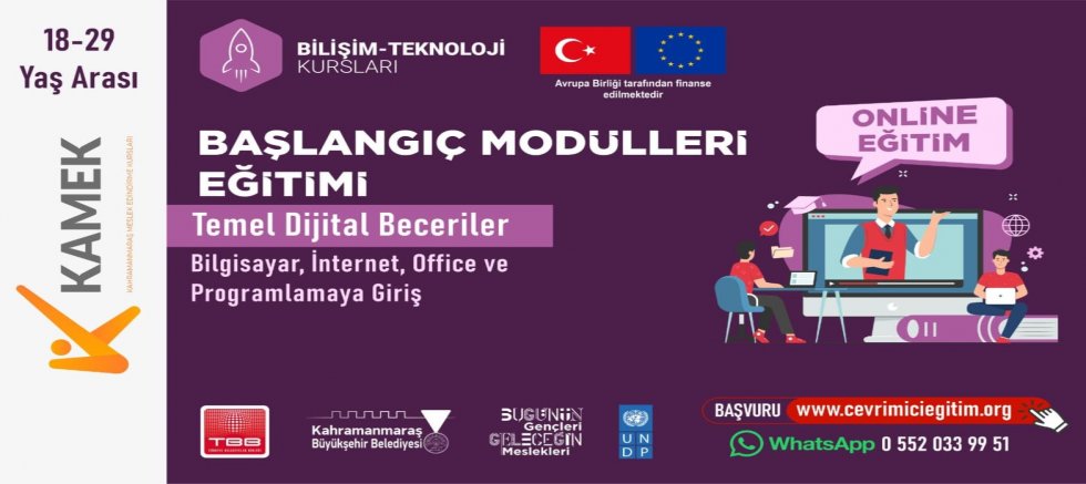 GENÇLER DİJİTAL GELECEĞE KAMEK İLE HAZIRLANACAK