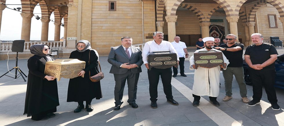 KABE ÖRTÜLERİ VE MUKADDES EMANETLER KAHRAMANMARAŞ’A ULAŞTI