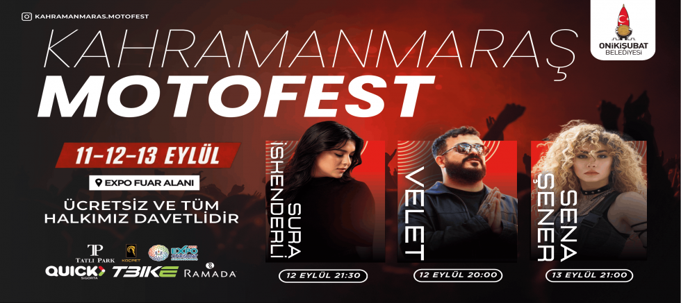 KAHRAMANMARAŞ 2.MOTOFEST BAŞLIYOR