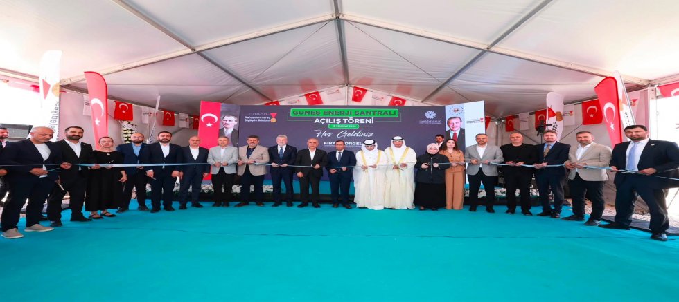 KAHRAMANMARAŞ BÜYÜKŞEHİR BELEDİYESİNİN 6 MEGAVATLIK GES PROJESİ HİZMETE AÇILDI