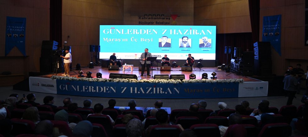 KAHRAMANMARAŞ BÜYÜKŞEHİR’DEN EDEBİYATIN ÜÇ USTASINA VEFA GECESİ