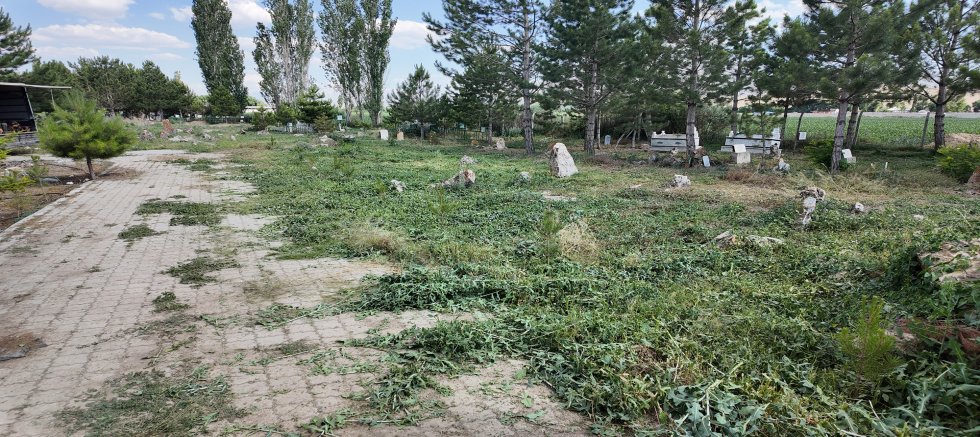 KAHRAMANMARAŞ BÜYÜKŞEHİR’DEN ELBİSTAN’DAKİ 15 MAHALLE MEZARLIĞINA KAPSAMLI HİZMET