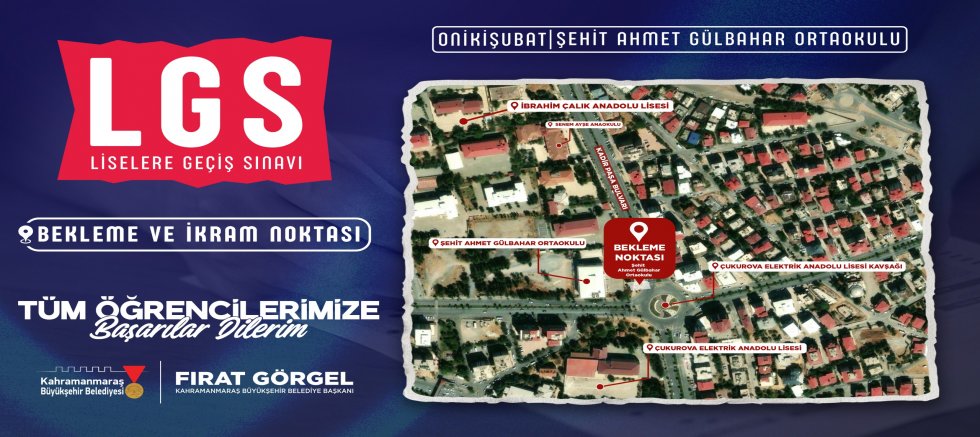 KAHRAMANMARAŞ BÜYÜKŞEHİR’DEN LGS GÜNÜ ÖĞRENCİ VE VELİLERE TAM DESTEK