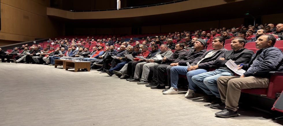 KAHRAMANMARAŞ BÜYÜKŞEHİR’DEN SAHA PERSONELLERİNE İŞ SAĞLIĞI VE GÜVENLİĞİ EĞİTİMİ