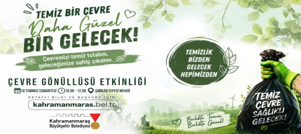 KAHRAMANMARAŞ BÜYÜKŞEHİR’DEN YEŞİL GELECEK İÇİN FARKINDALIK ETKİNLİĞİ