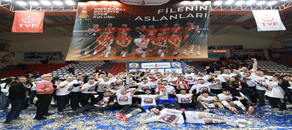 KAHRAMANMARAŞ’IN ÜST LİG HASRETİ SONA ERDİ