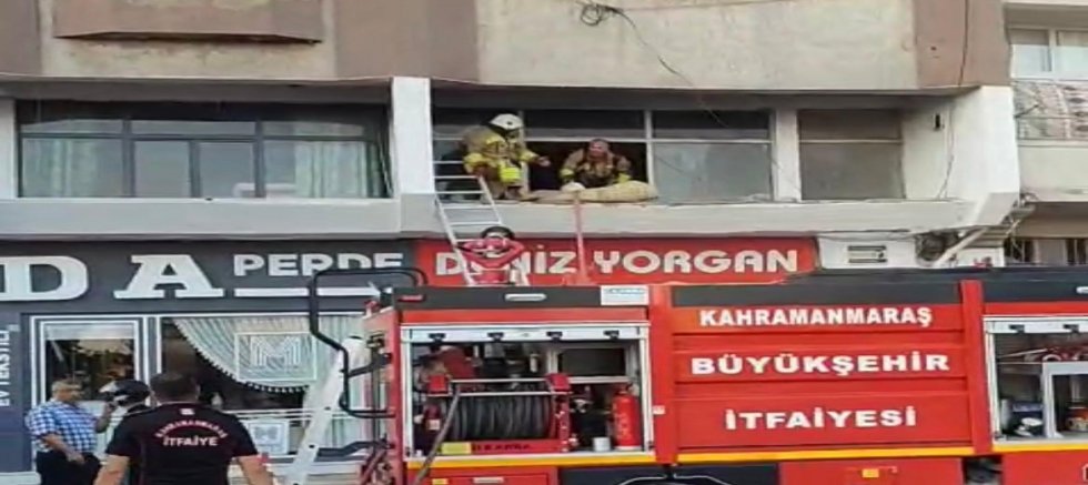 KAHRAMANMARAŞ’TA İŞYERİNDE YANGIN