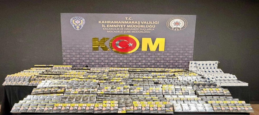 KAHRAMANMARAŞ’TA KAÇAK TÜTÜN VE SİGARA OPERASYONU: 7 ŞÜPHELİYE İŞLEM