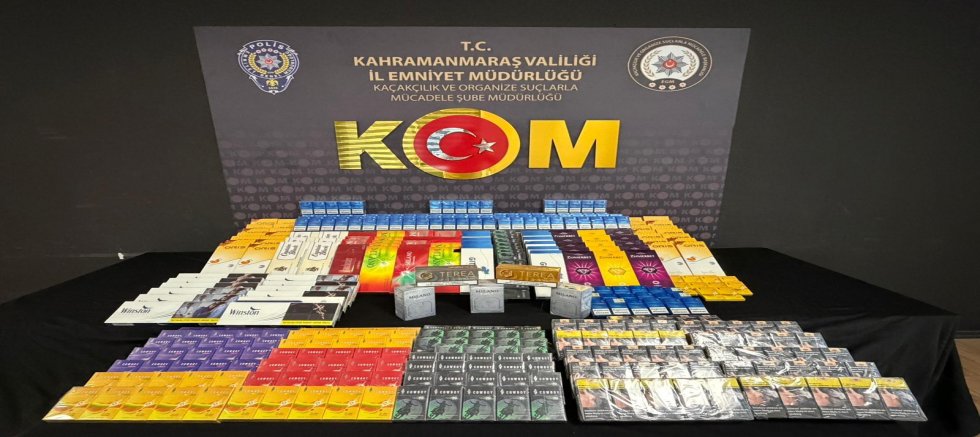 KAHRAMANMARAŞ’TA KAÇAKÇILIK OPERASYONU