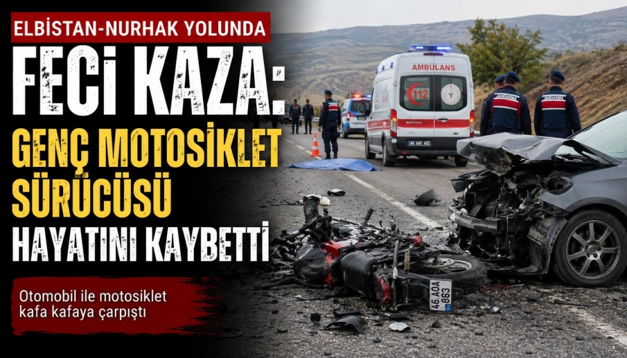 KAHRAMANMARAŞ’TA MOTOSİKLET SÜRÜCÜSÜ HAYATINI KAYBETTİ