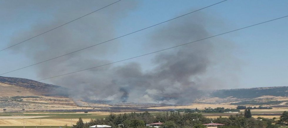 KAHRAMANMARAŞ’TA ORMAN YANGINI KONTROL ALTINA ALINDI